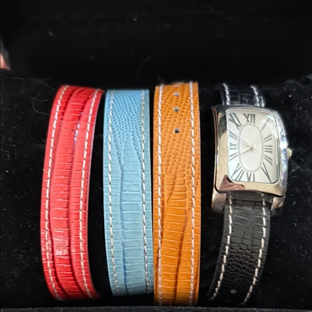Coldwater Creek Colorful Watch Set In Box